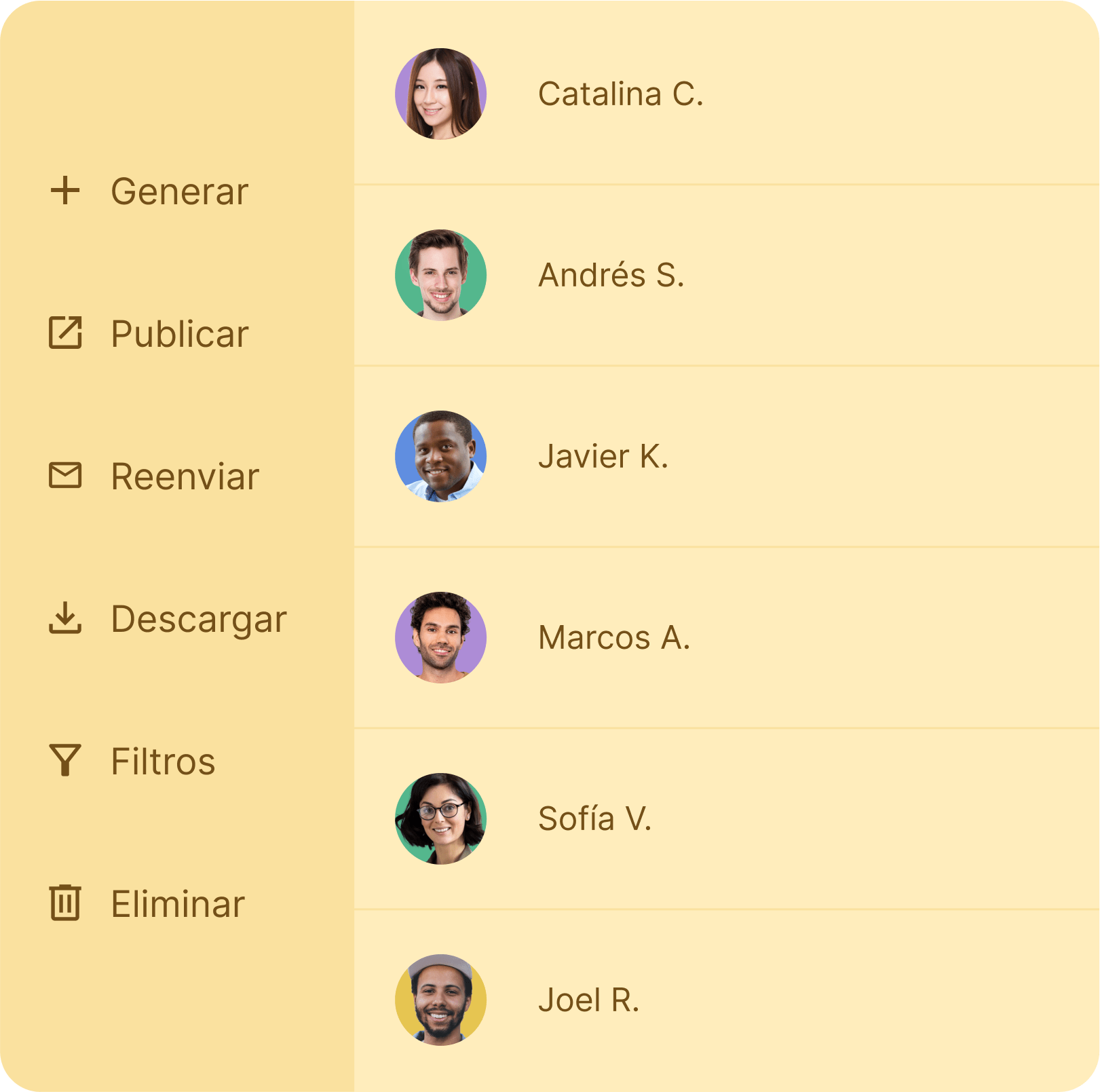 Genera credenciales digitales personalizadas en masa